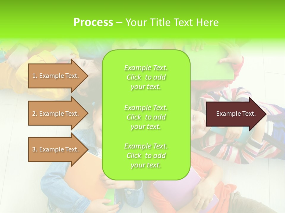 Person Preschool Reading PowerPoint Template