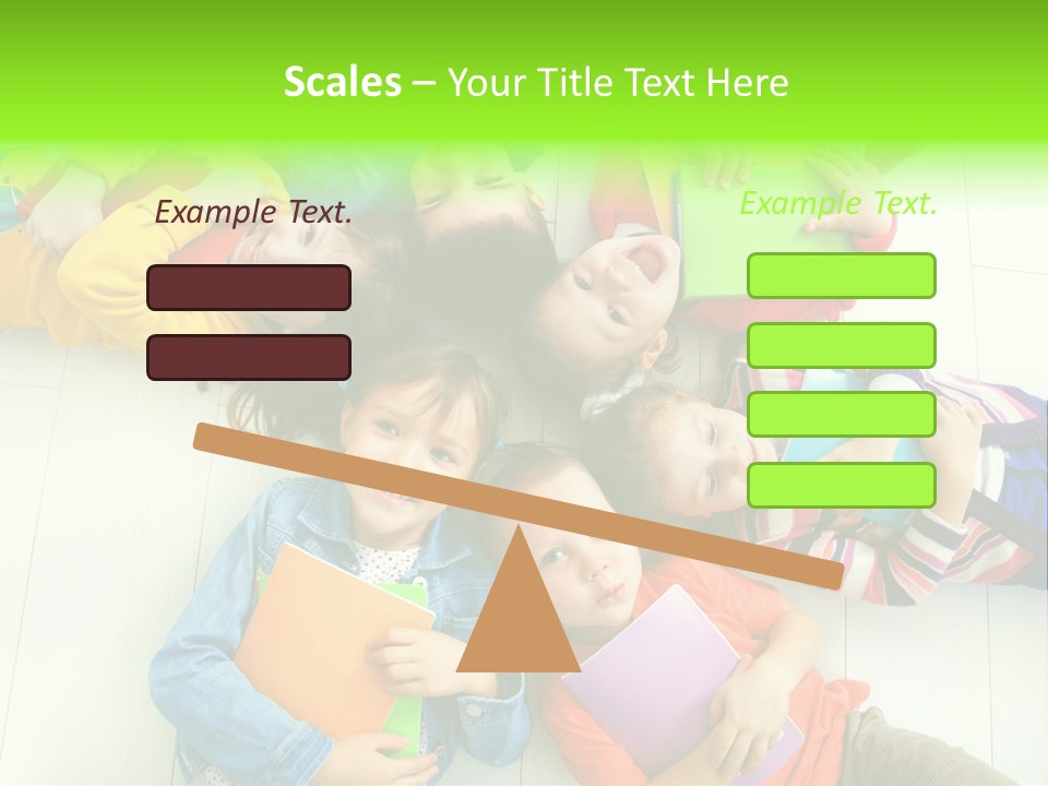Person Preschool Reading PowerPoint Template