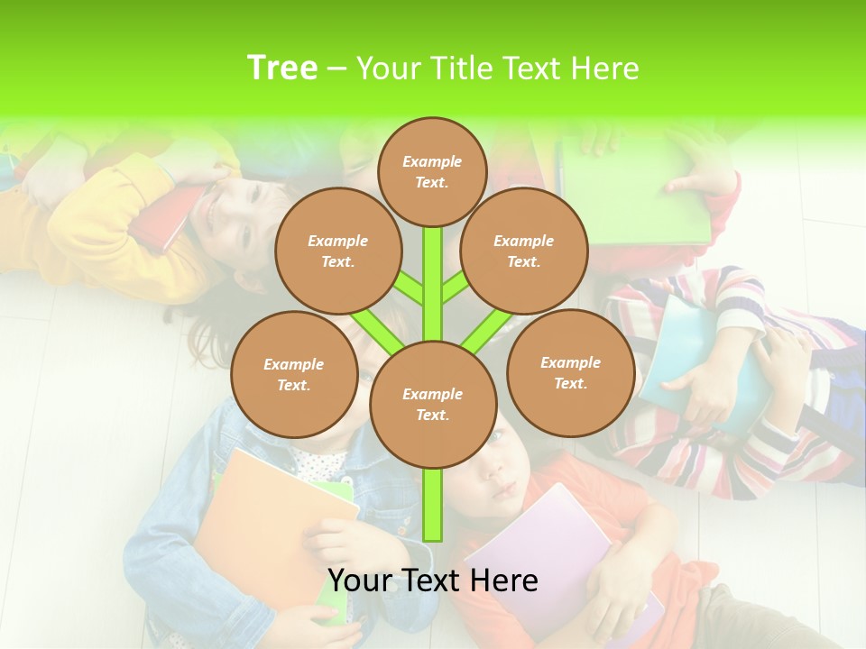 Person Preschool Reading PowerPoint Template