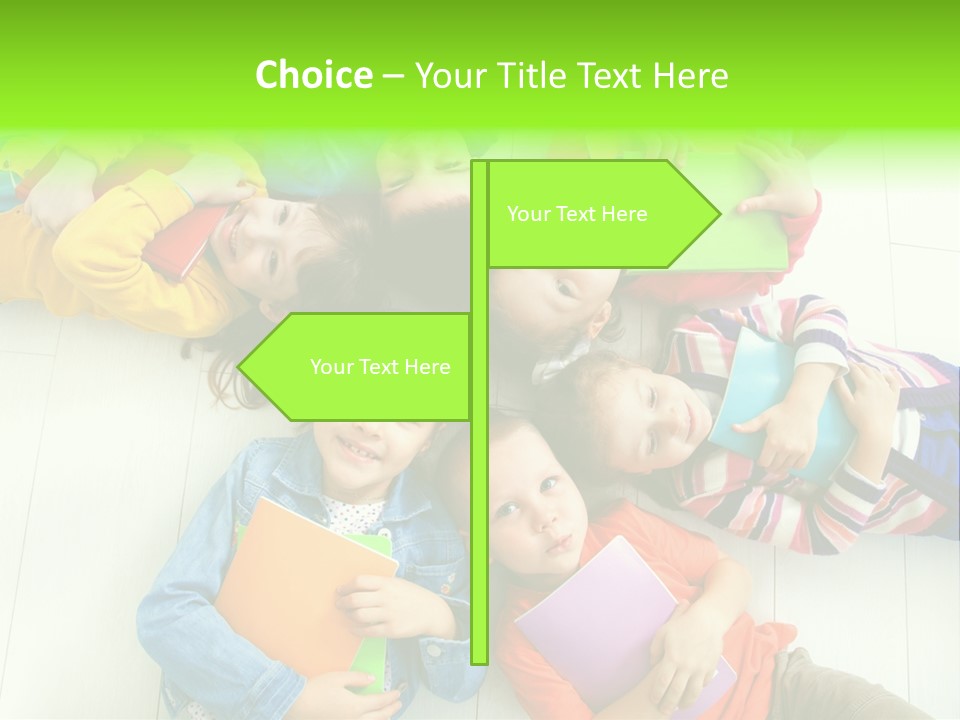 Person Preschool Reading PowerPoint Template