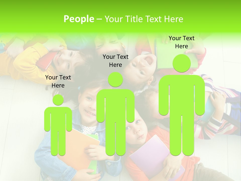 Person Preschool Reading PowerPoint Template