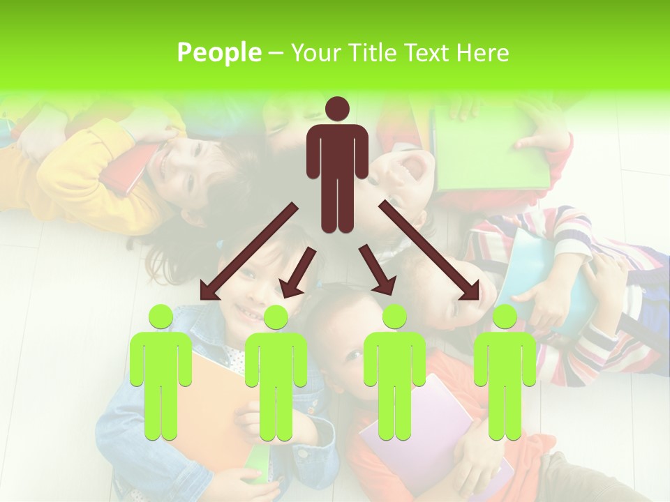 Person Preschool Reading PowerPoint Template