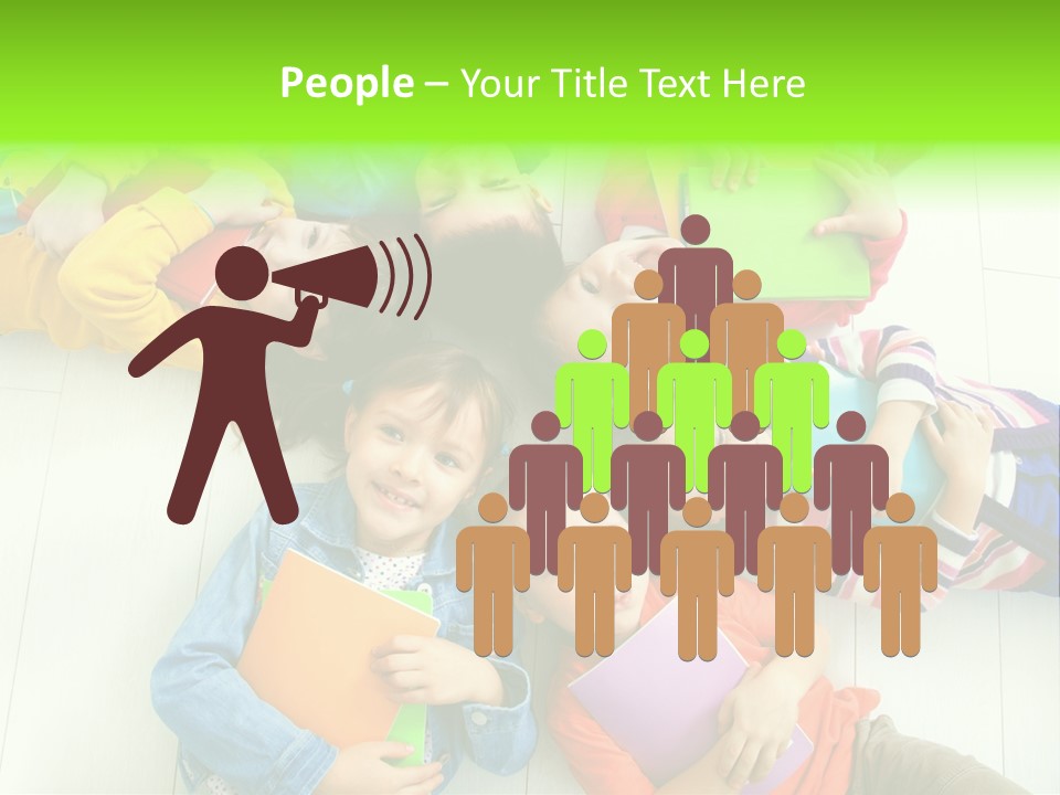 Person Preschool Reading PowerPoint Template