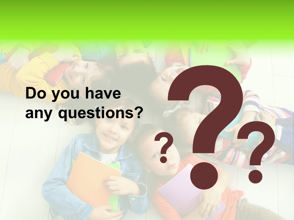 Person Preschool Reading PowerPoint Template