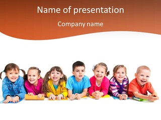 Reading Children Family PowerPoint Template