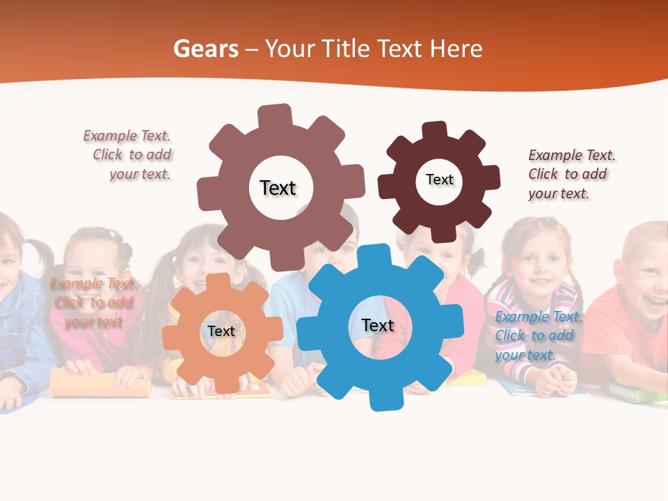 Reading Children Family PowerPoint Template