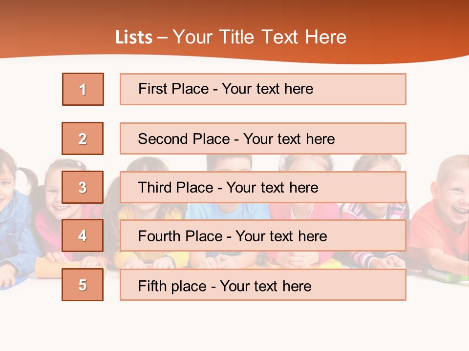 Reading Children Family PowerPoint Template
