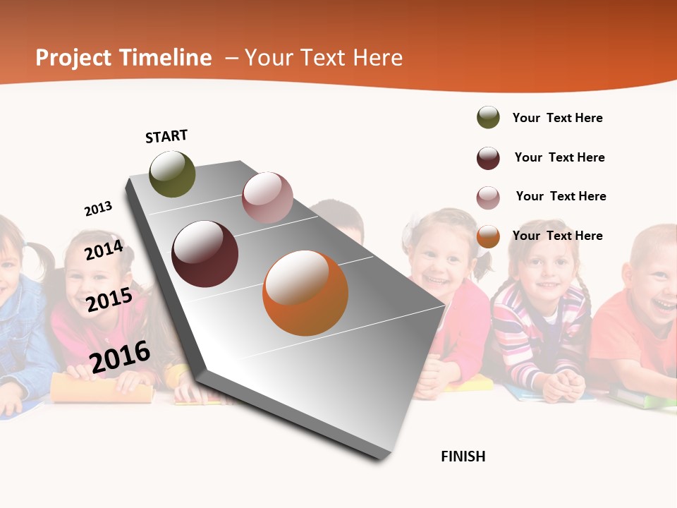 Reading Children Family PowerPoint Template