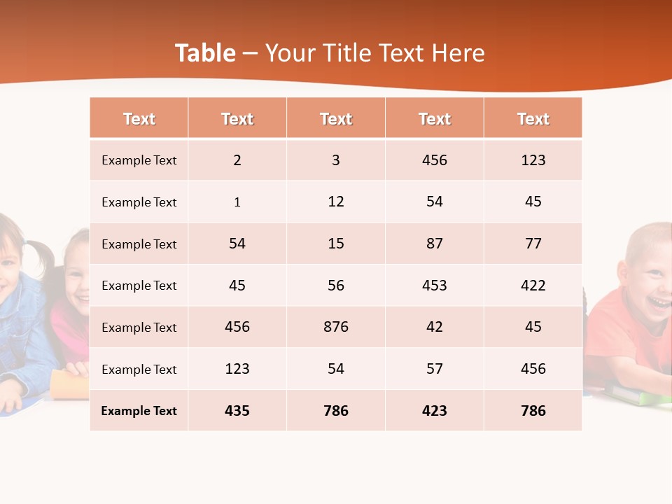 Reading Children Family PowerPoint Template