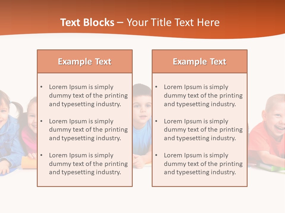 Reading Children Family PowerPoint Template
