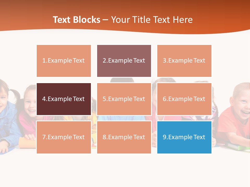 Reading Children Family PowerPoint Template