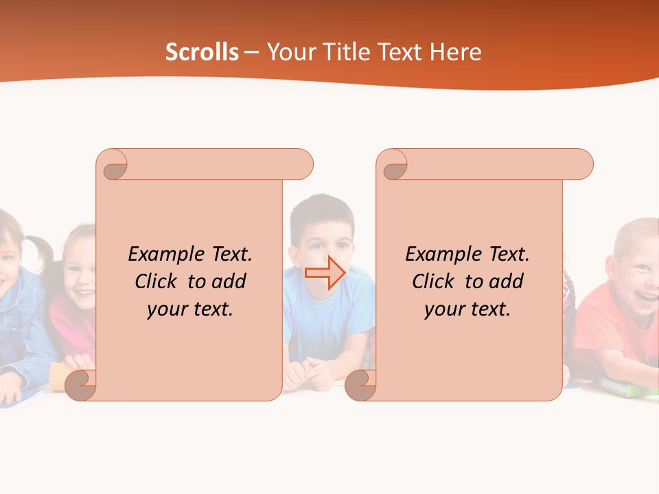 Reading Children Family PowerPoint Template