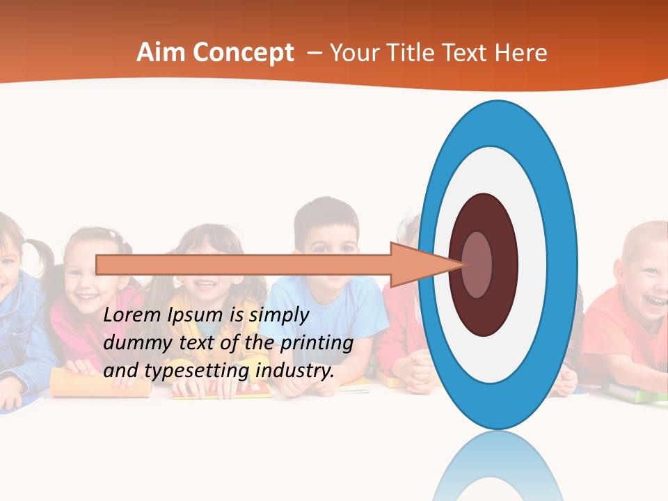 Reading Children Family PowerPoint Template