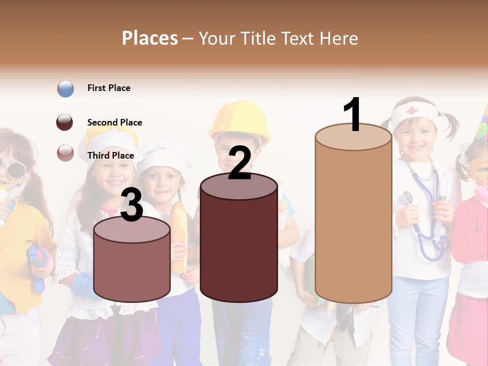 Professional Girl Childhood PowerPoint Template