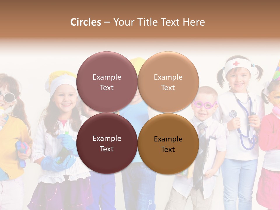 Professional Girl Childhood PowerPoint Template
