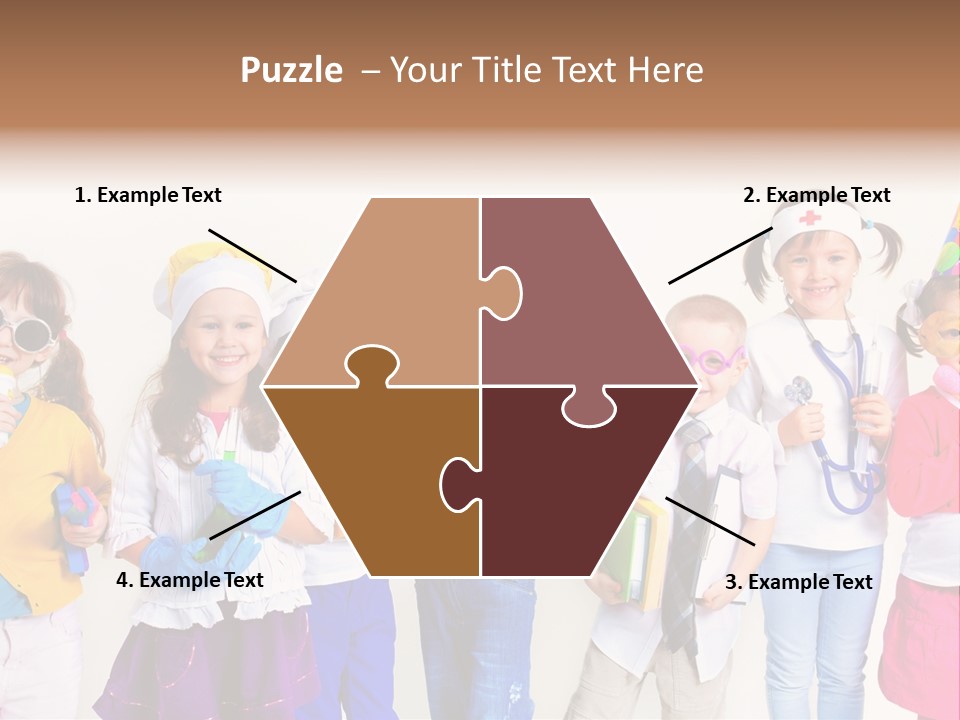 Professional Girl Childhood PowerPoint Template