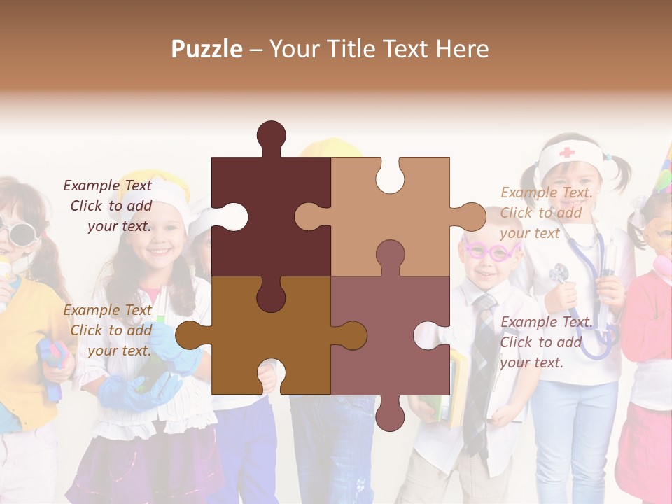 Professional Girl Childhood PowerPoint Template