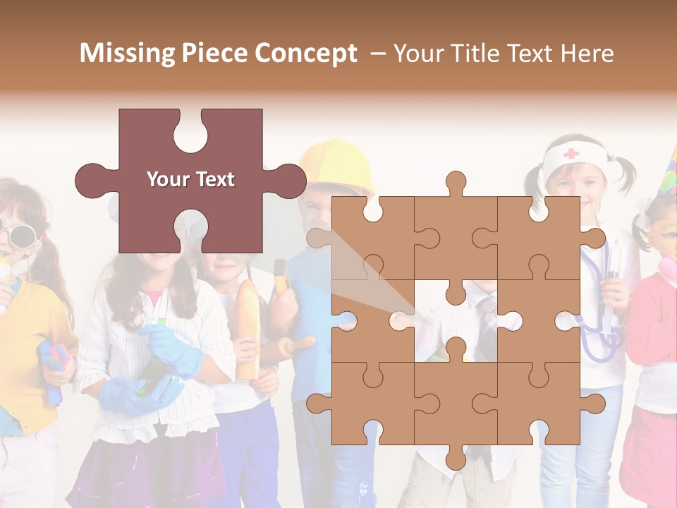 Professional Girl Childhood PowerPoint Template