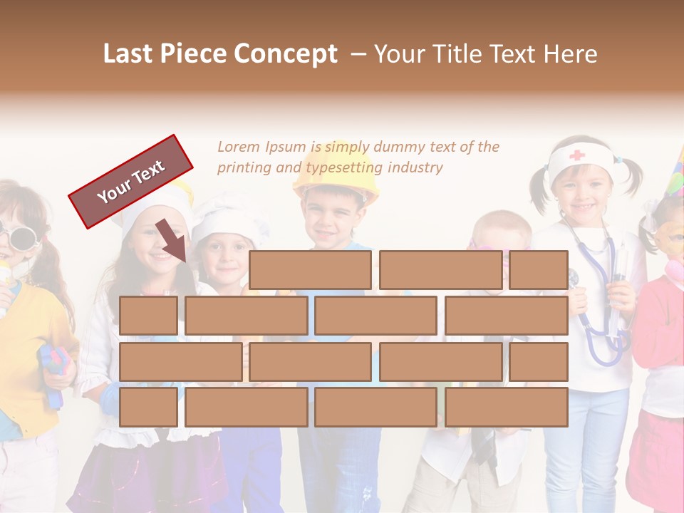 Professional Girl Childhood PowerPoint Template