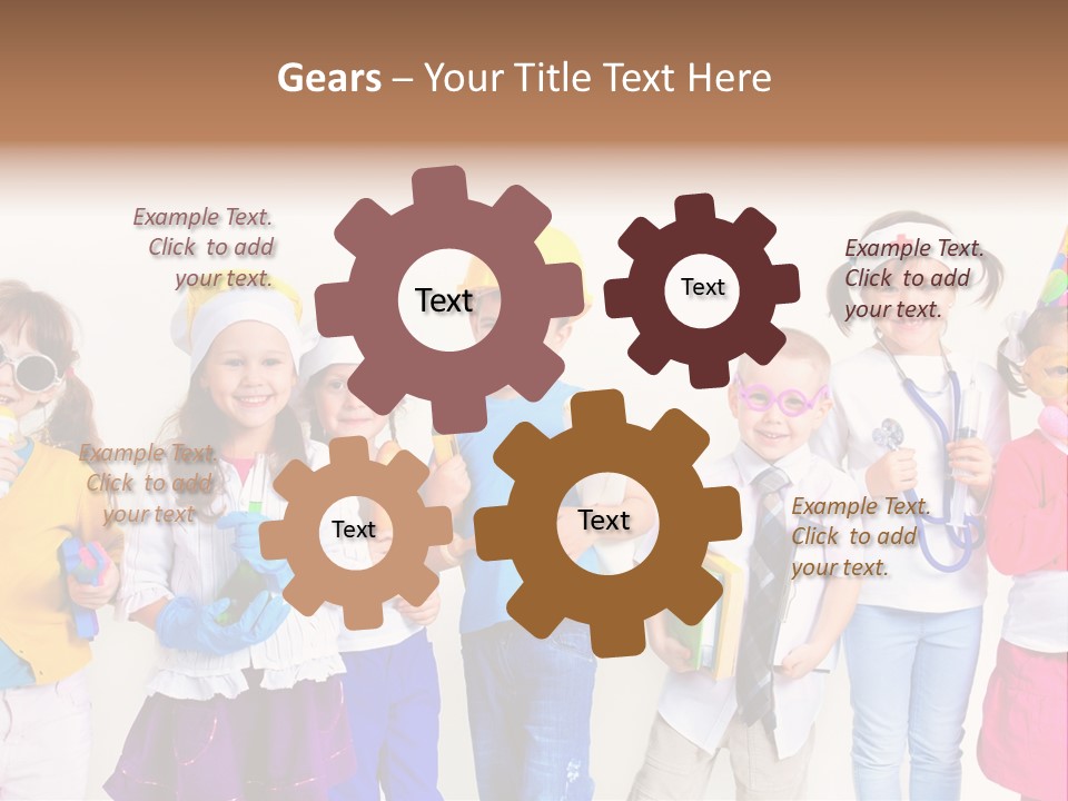 Professional Girl Childhood PowerPoint Template