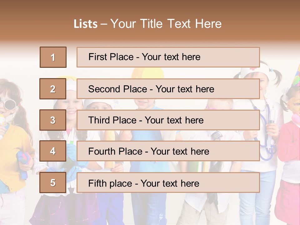 Professional Girl Childhood PowerPoint Template