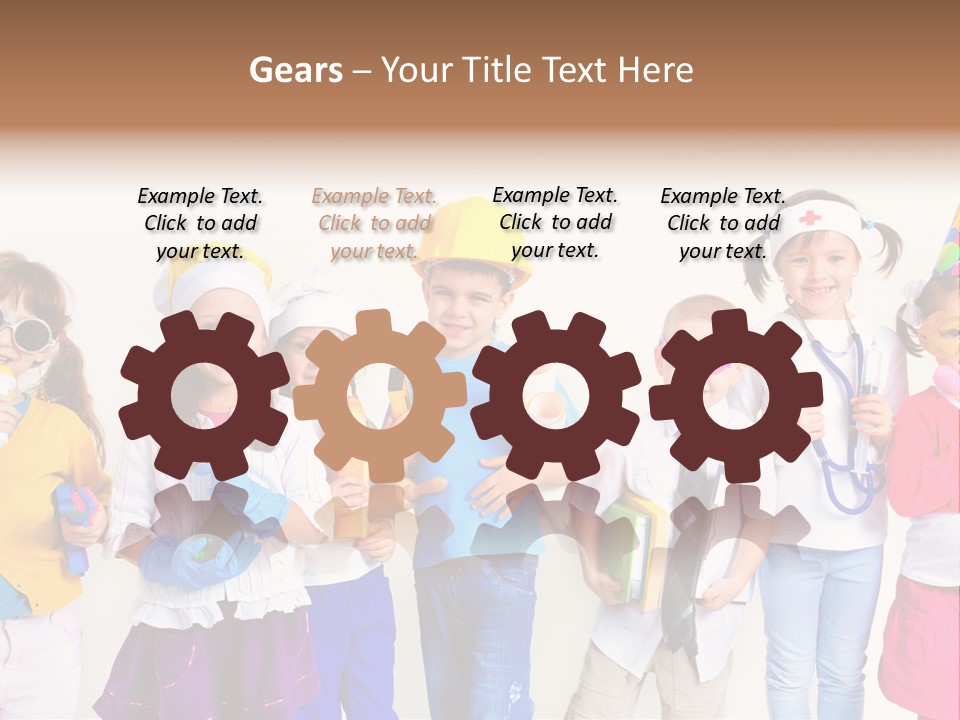 Professional Girl Childhood PowerPoint Template