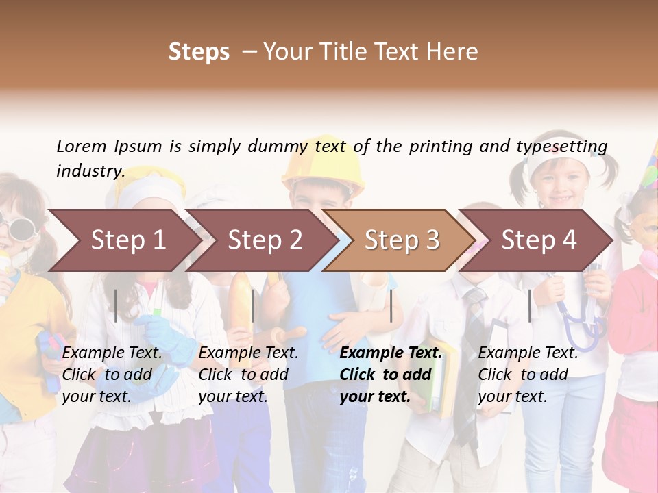 Professional Girl Childhood PowerPoint Template