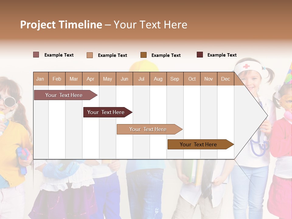 Professional Girl Childhood PowerPoint Template