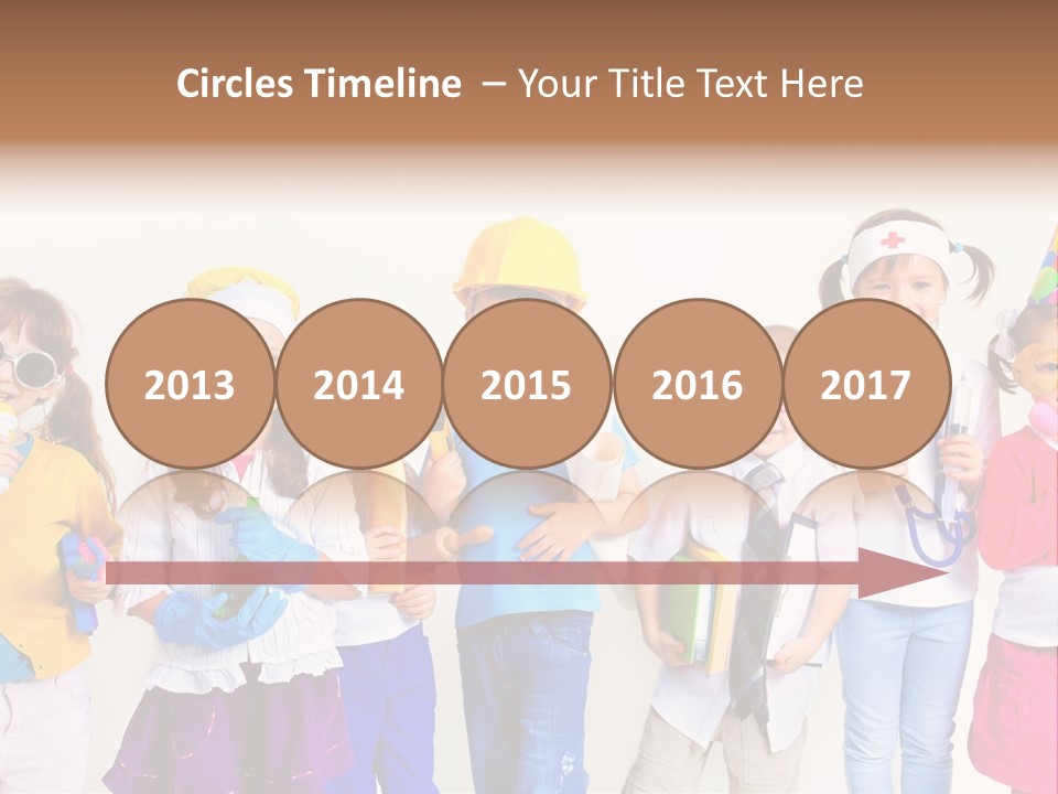 Professional Girl Childhood PowerPoint Template