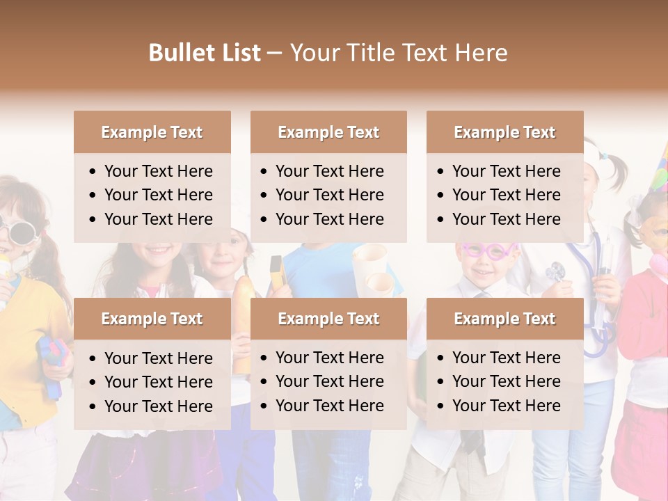 Professional Girl Childhood PowerPoint Template