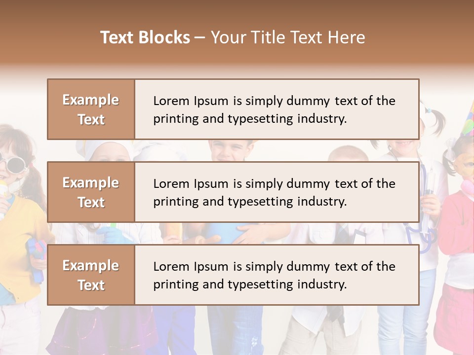 Professional Girl Childhood PowerPoint Template