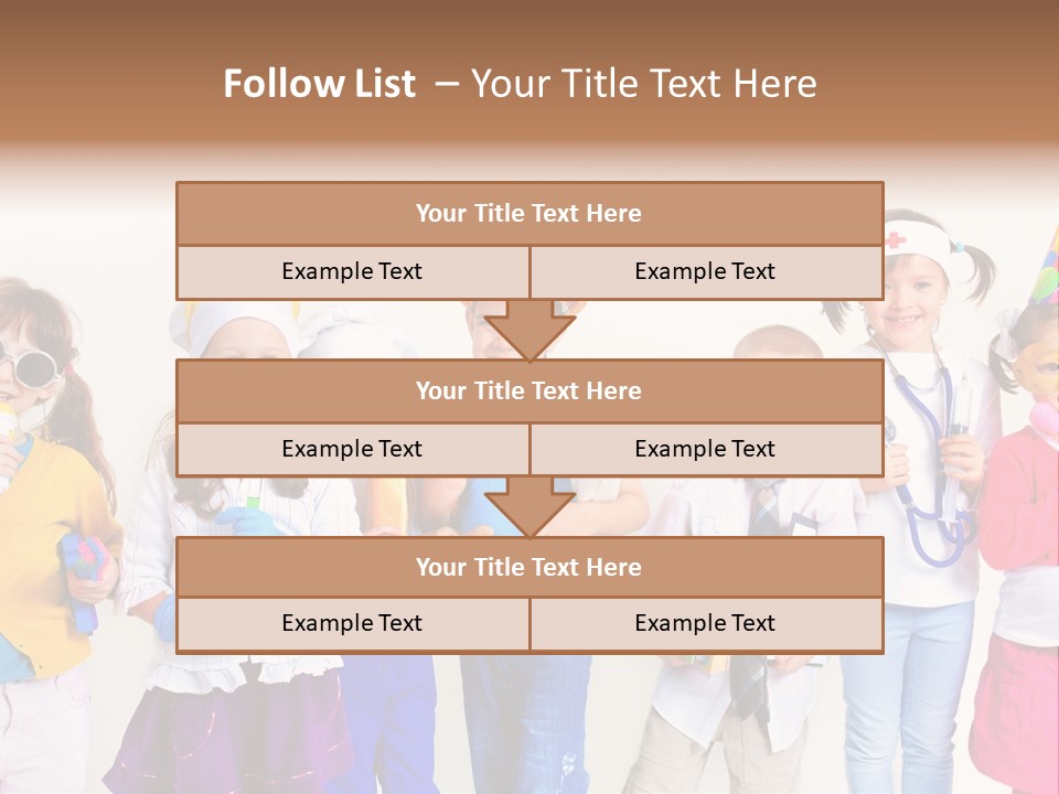 Professional Girl Childhood PowerPoint Template