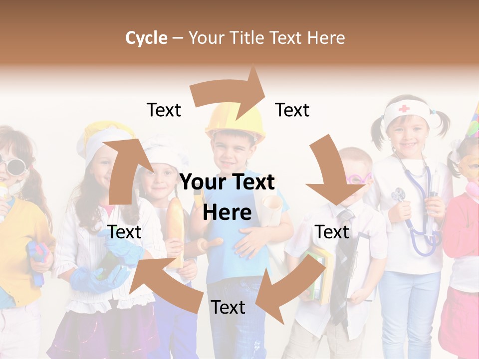 Professional Girl Childhood PowerPoint Template