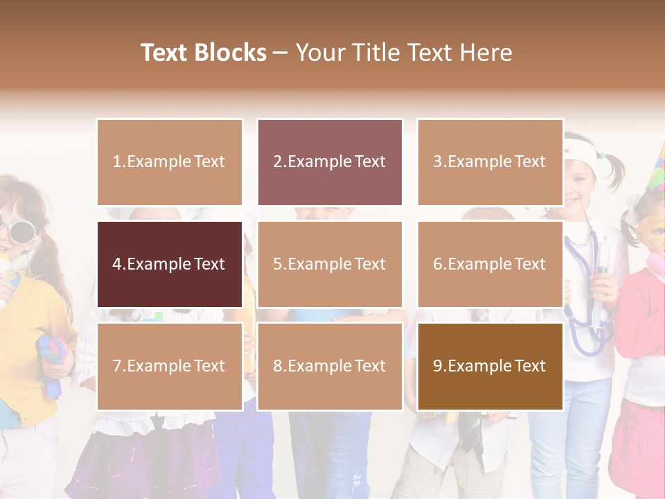 Professional Girl Childhood PowerPoint Template