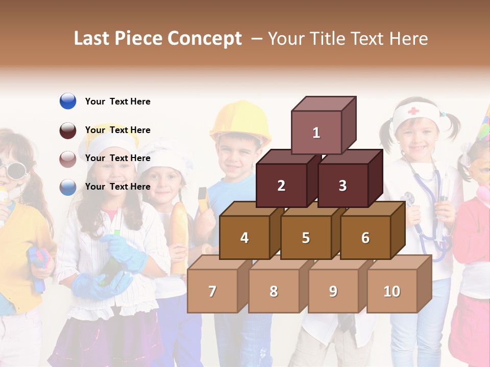 Professional Girl Childhood PowerPoint Template