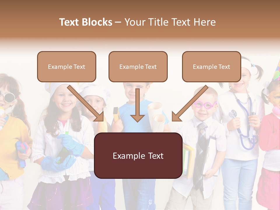 Professional Girl Childhood PowerPoint Template