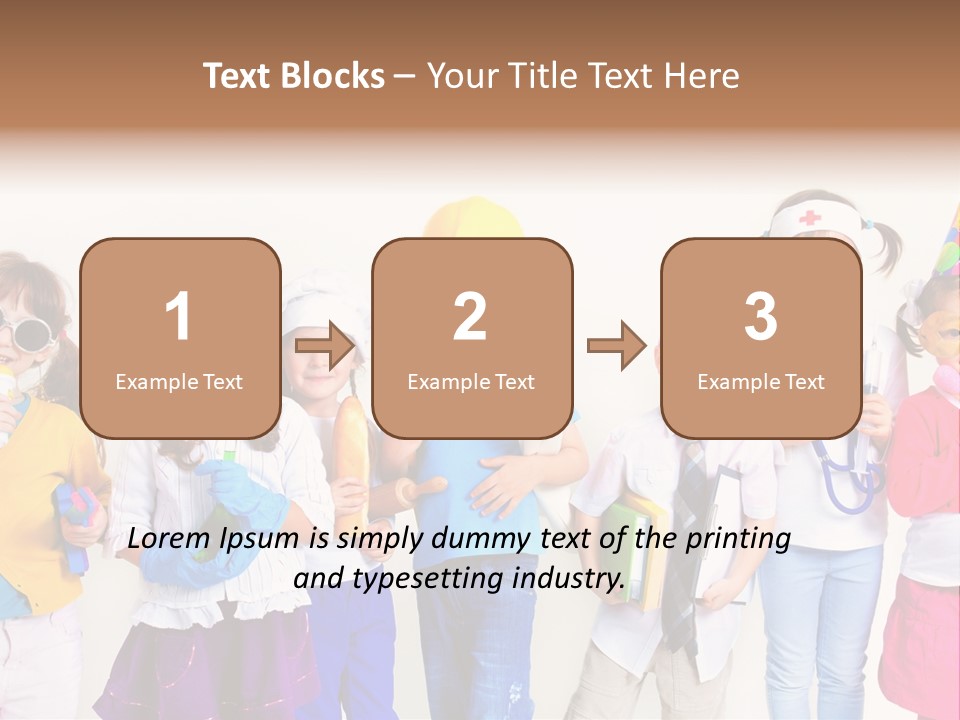 Professional Girl Childhood PowerPoint Template