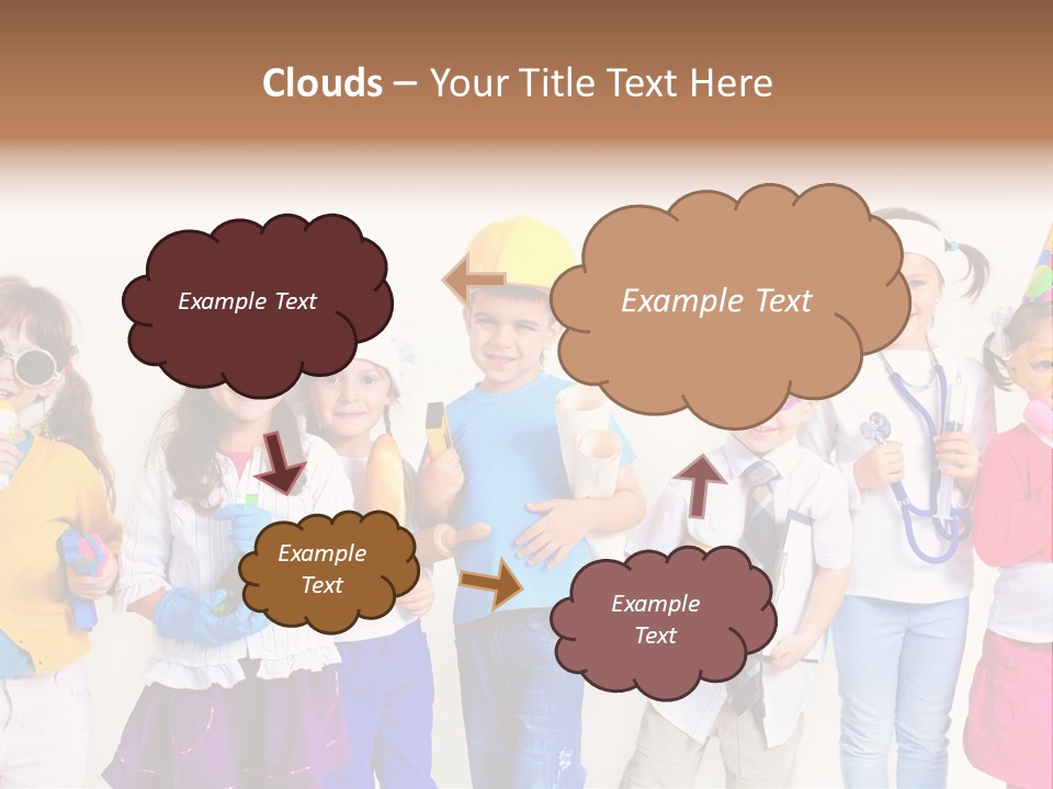 Professional Girl Childhood PowerPoint Template