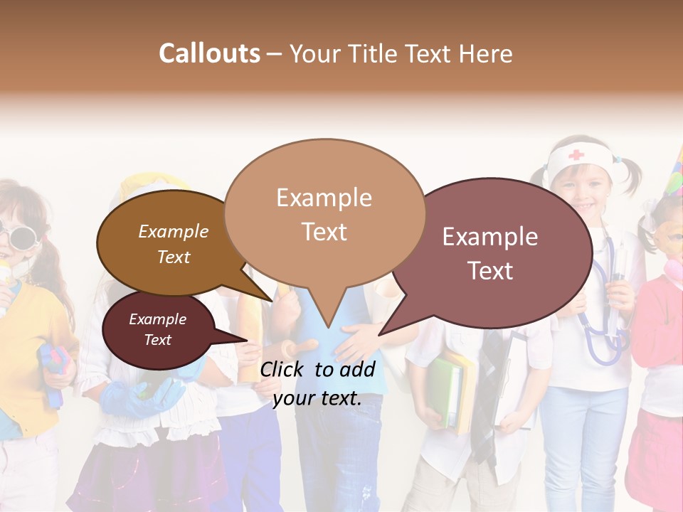 Professional Girl Childhood PowerPoint Template