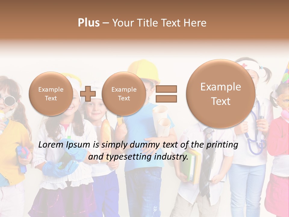 Professional Girl Childhood PowerPoint Template