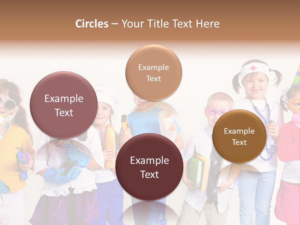 Professional Girl Childhood PowerPoint Template