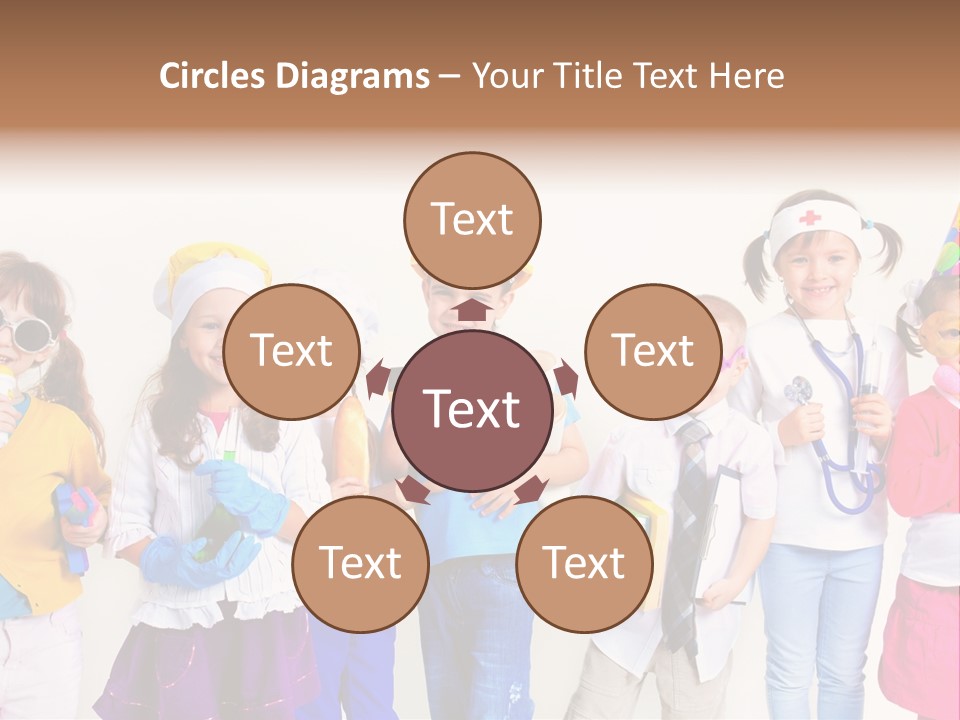 Professional Girl Childhood PowerPoint Template