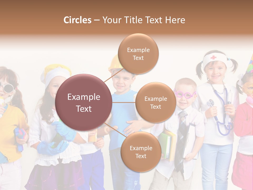 Professional Girl Childhood PowerPoint Template