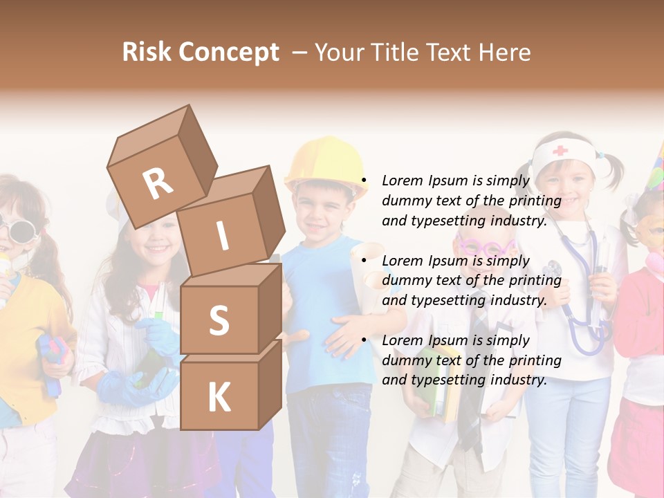 Professional Girl Childhood PowerPoint Template