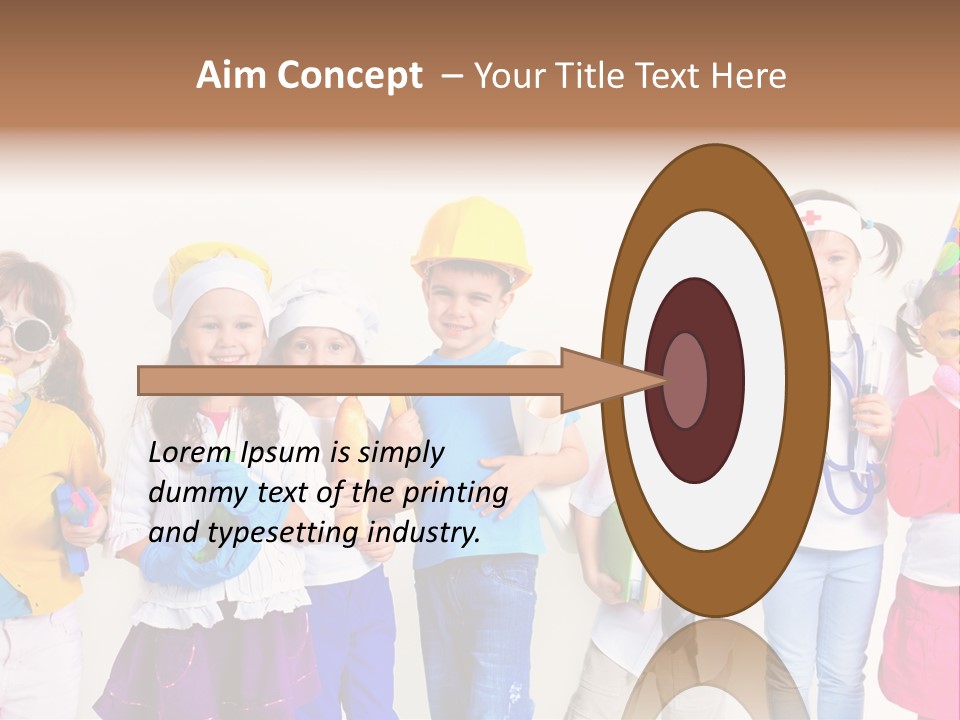 Professional Girl Childhood PowerPoint Template