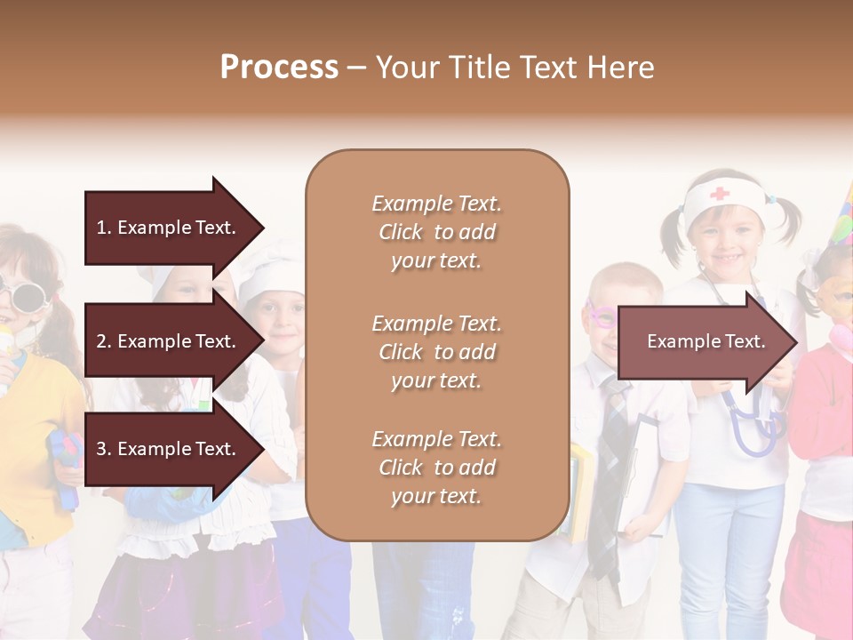 Professional Girl Childhood PowerPoint Template