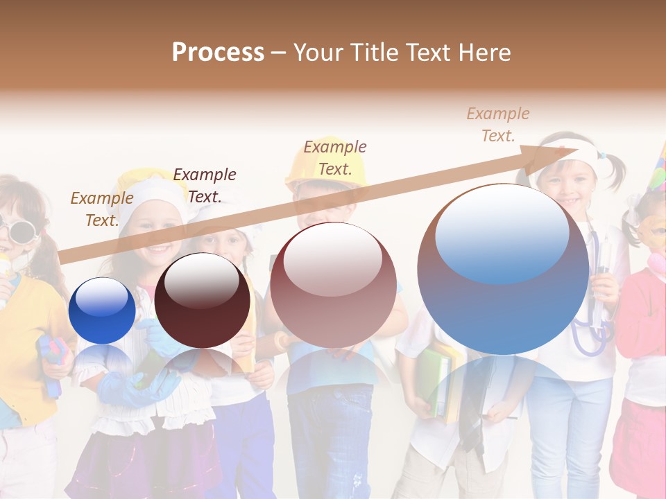 Professional Girl Childhood PowerPoint Template