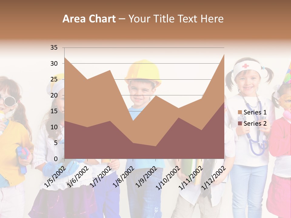 Professional Girl Childhood PowerPoint Template