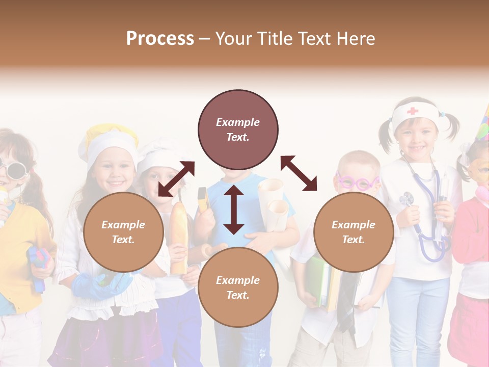 Professional Girl Childhood PowerPoint Template