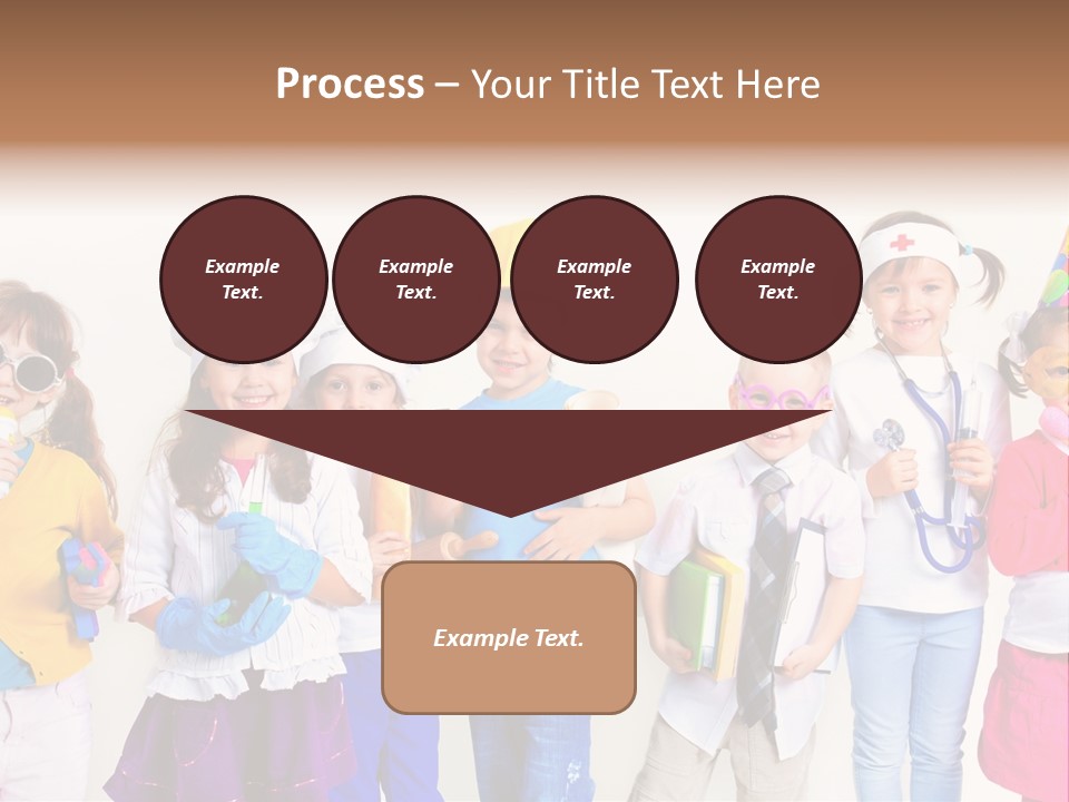 Professional Girl Childhood PowerPoint Template